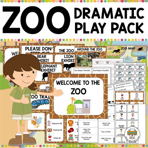 Zoo Dramatic Play Free Printables